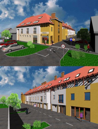 Nyíregyháza 44 lakásos társasház Bujtos u. (2003)